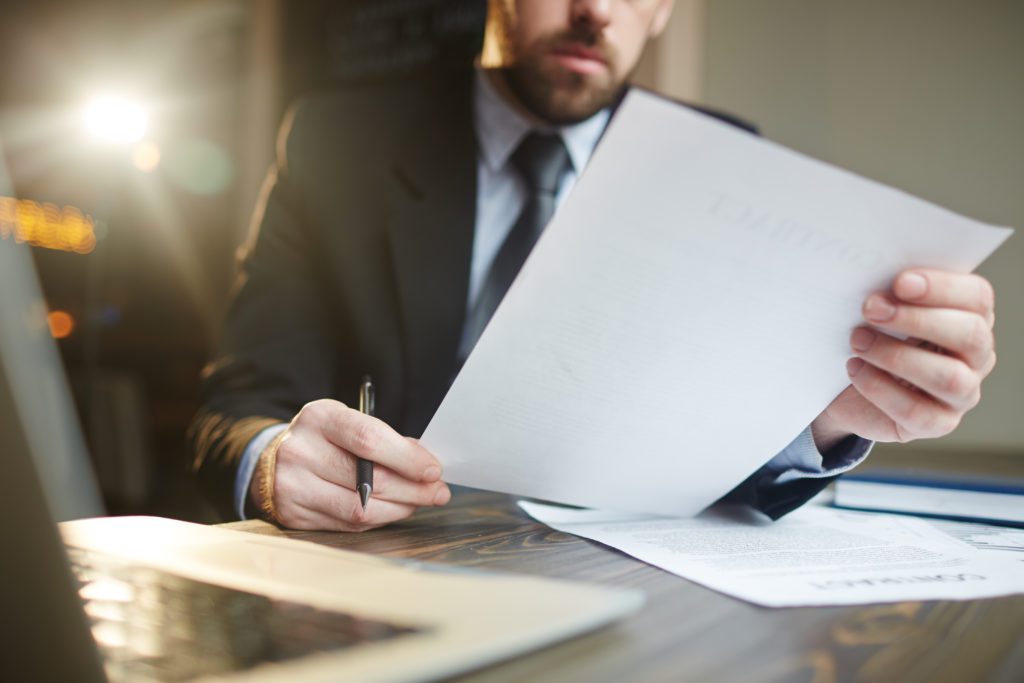 Lawyer reviewing Letter of Protection