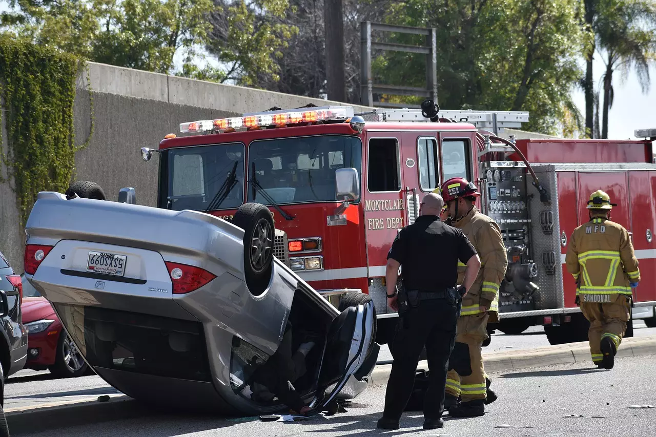 Car accident with Firetruck